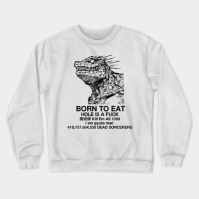 Dorohedoro Born To Eat Crewneck Sweatshirt Official Dorohedoro Merch