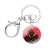 Dorohedoro Anime Keychain Handmade Glass Cabochon Key Ring Holder Pendant Key Chains 1 - Dorohedoro Store