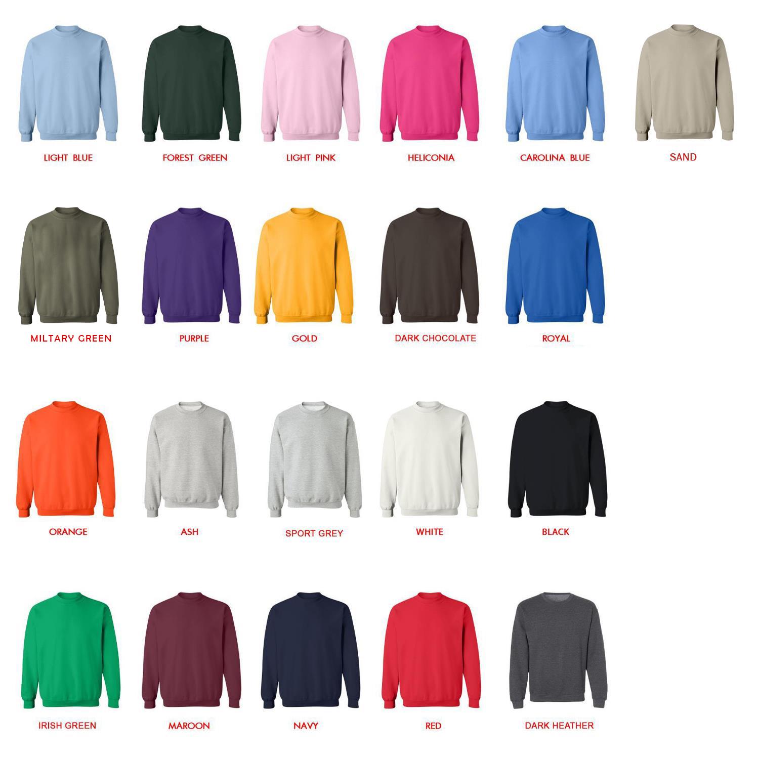 sweatshirt color chart - Dorohedoro Store