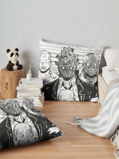 Dorohedoro Shock Throw Pillow Official Dorohedoro Merch