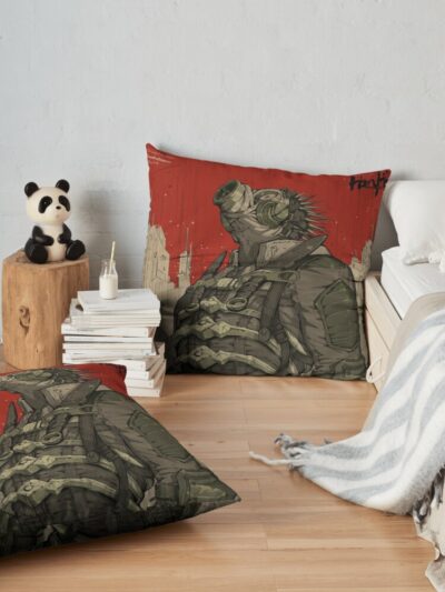 Dorohedoro Throw Pillow Official Dorohedoro Merch