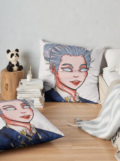 Noi - Dorohedoro Throw Pillow Official Dorohedoro Merch