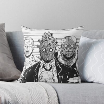 Dorohedoro Shock Throw Pillow Official Dorohedoro Merch