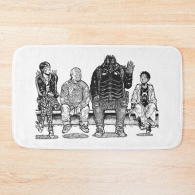 Dorohedoro Benched Bath Mat Official Dorohedoro Merch